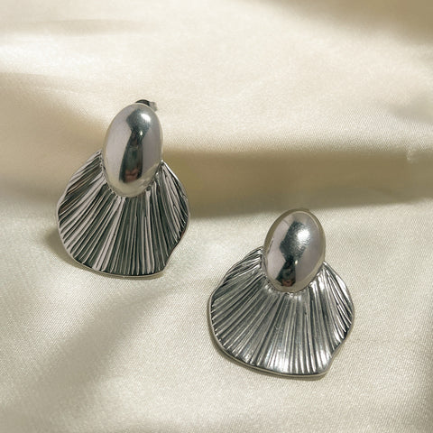 Summer New Electroplating Stainless Steel Studs Women