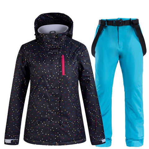 Outdoor Ski Suit Set Thickened Warm Travel Equipment