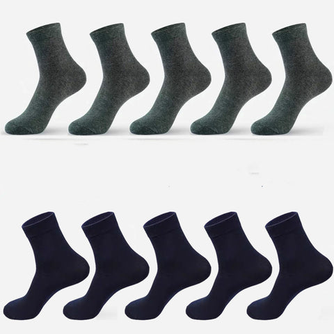 10 pairs of plain business stockings