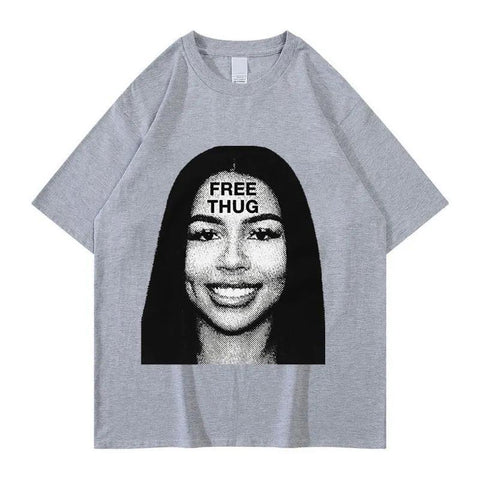 Women's Retro Short Sleeve Top Hip Hop T-shirt