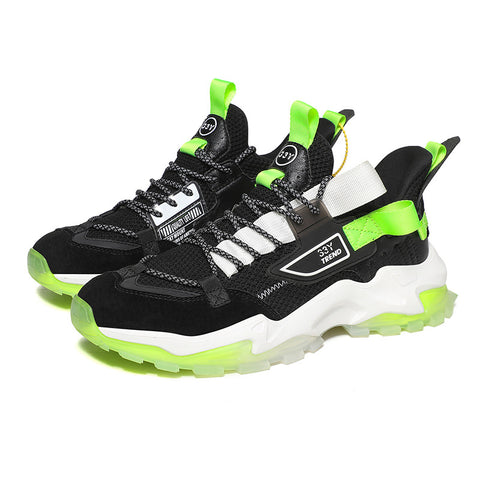 Small white shoes men's trendy shoes mesh breathable