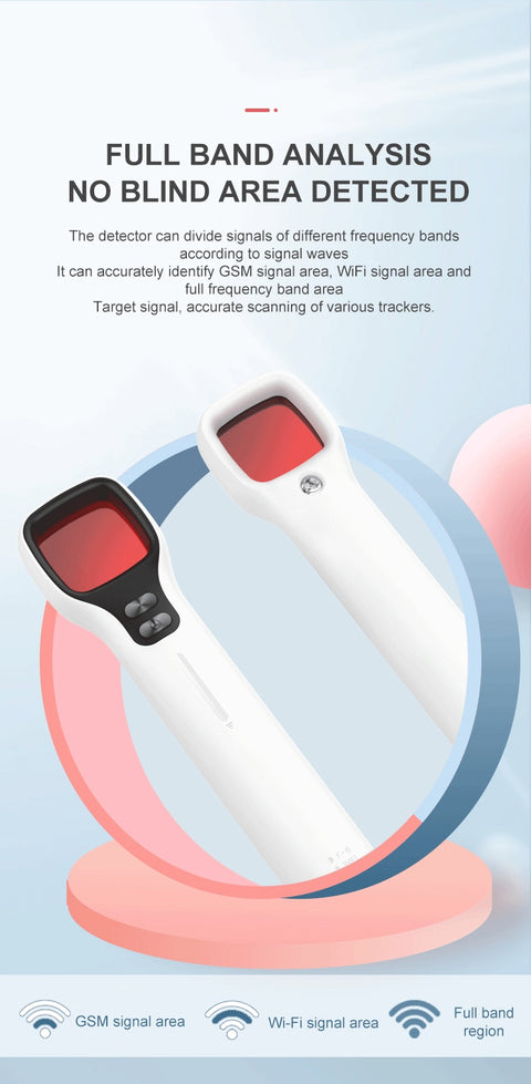 Anti-theft Anti-surveillance Detector Wireless Signal Infrared Camera Scanning
