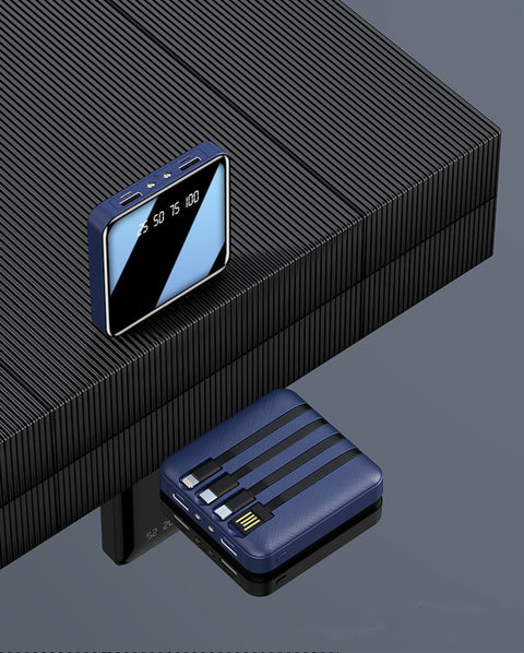Comes with a four-wire power bank