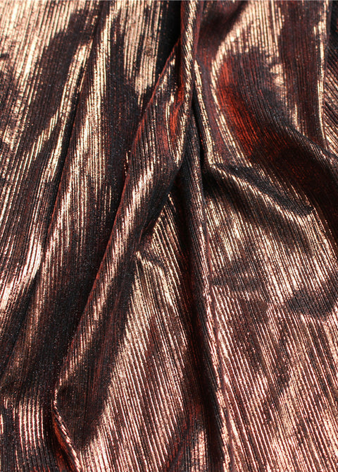 Caramel Color Brushed Stretch Texture Fabric Glitter Prop Decoration