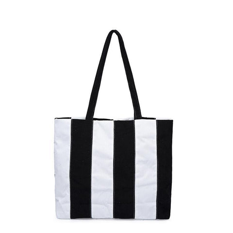 Women's New Corduroy Block Shoulder Bag