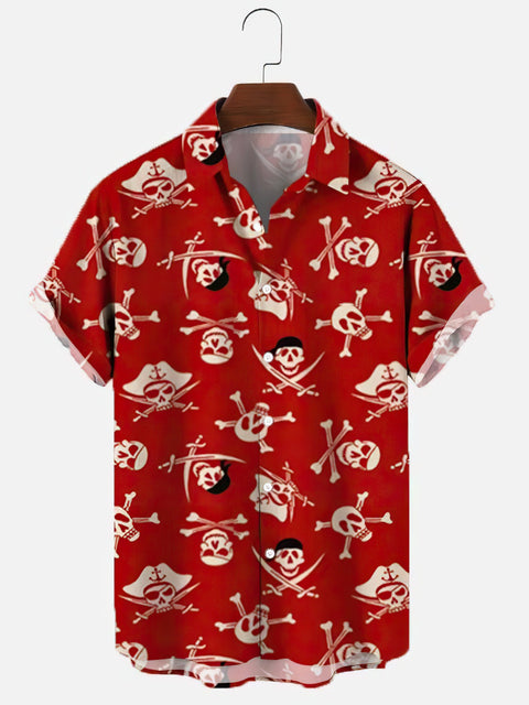 3D Fashion Navigation Printed Men's Shirt