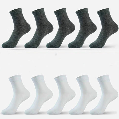 10 pairs of plain business stockings