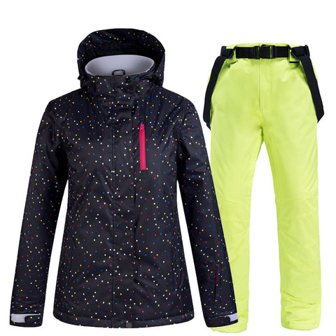Outdoor Ski Suit Set Thickened Warm Travel Equipment