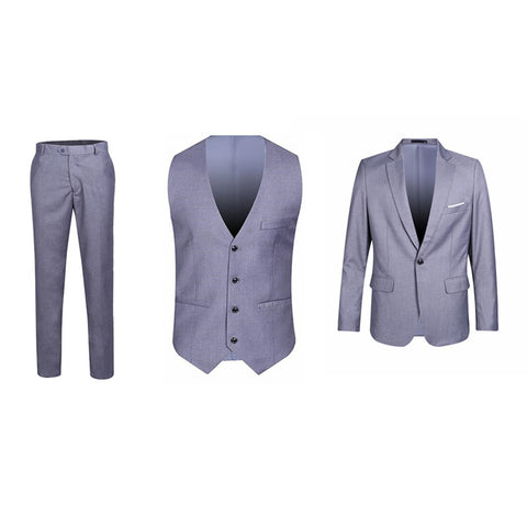 New Men's Single-breasted Suit