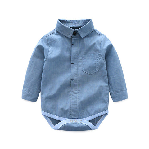 Boys' Romper Suit Top And Overalls Trousers