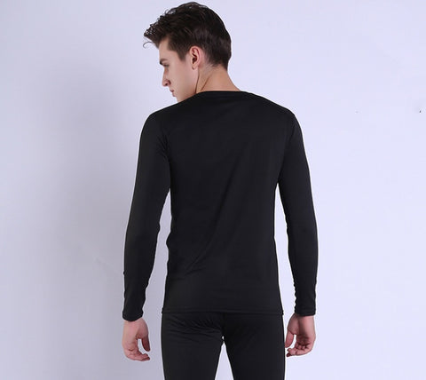 Warm Tights Winter Men Round Neck