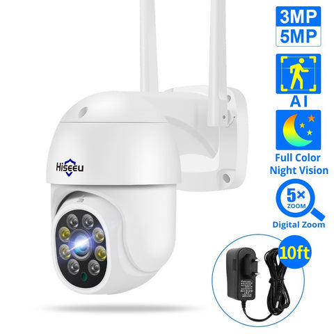 HWireless 5MP Outdoor Monitoring Camera HD