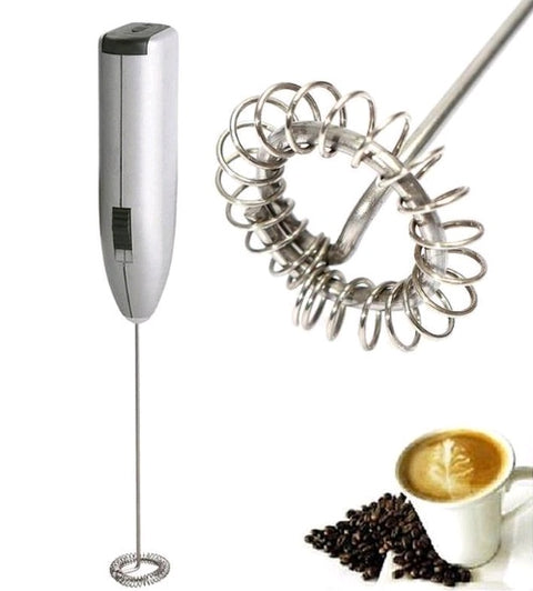 Household hand-held electric egg beater milk bar stainless steel coffee stir bar juice bar