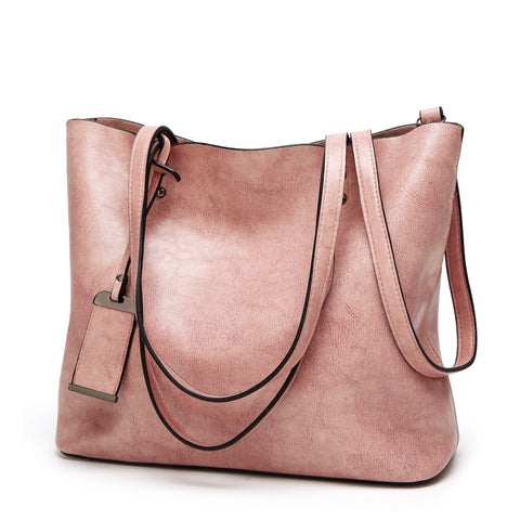 Women's fashion leather handbag