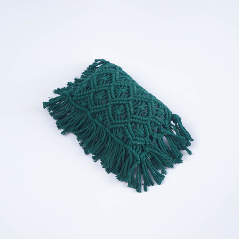 Hand-woven Tassel Pillow
