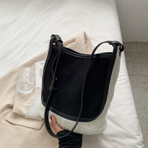 Women's Fashion Plush One-shoulder Crossbody Bag