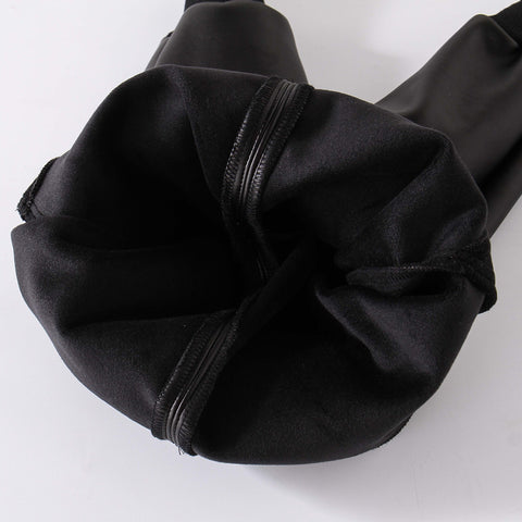 Boys Autumn And Winter Leather Pants, Boys One-piece Cotton Pants