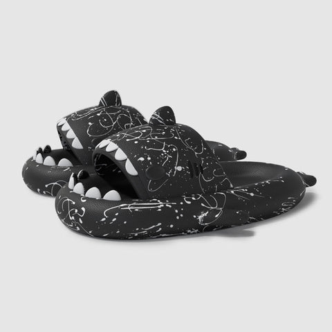 Men's Shark Slippers Anti-slip Deodorant Stepping On Shit Feel