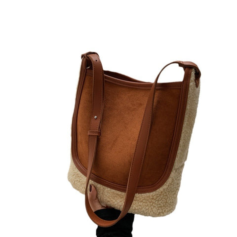 Women's Fashion Plush One-shoulder Crossbody Bag
