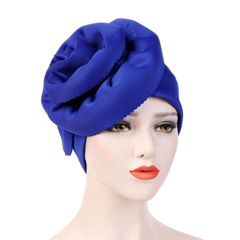 New Side Plate Flower Oversized Edge Flower Bandana Hat