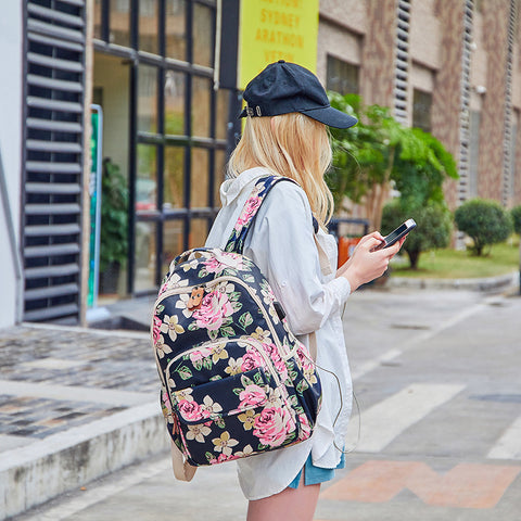 Women's Waterproof Nylon Backpack