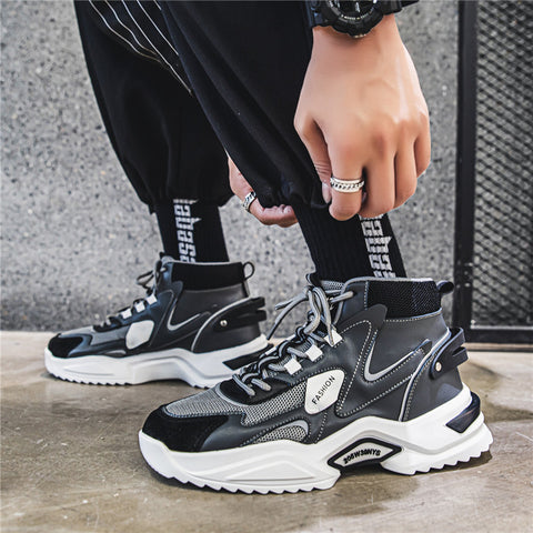 All-match Coconut Casual Winter High-top Sports Daddy Trendy Shoes
