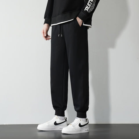Spring Summer Pure Cotton Men's Loose Breathable Casual Pants