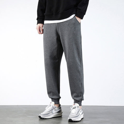 Spring Summer Pure Cotton Men's Loose Breathable Casual Pants