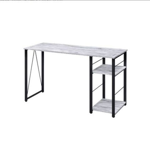 ACME Vadna Writing Desk, Weathered Oak Black Finish
