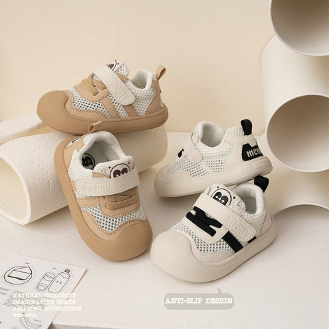 Baby Springsummer Single Mesh Transparent Toddler Shoes