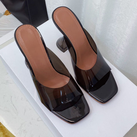 Stiletto Crystal High Heels Women Toe Sandals