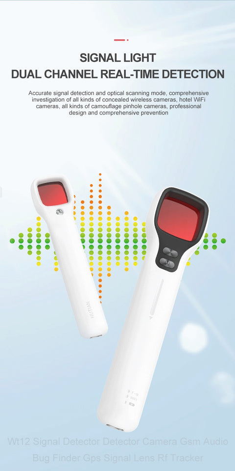 Anti-theft Anti-surveillance Detector Wireless Signal Infrared Camera Scanning