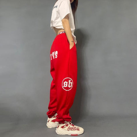 Women's Printed Jazz Hip-hop Sweatpants