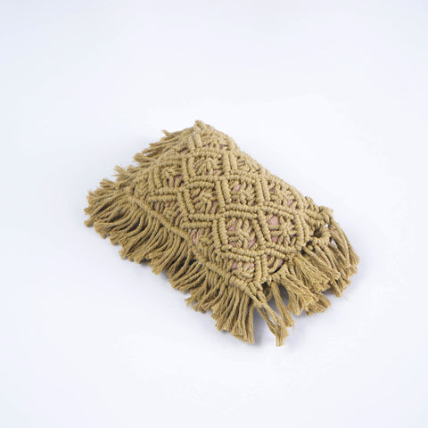 Hand-woven Tassel Pillow