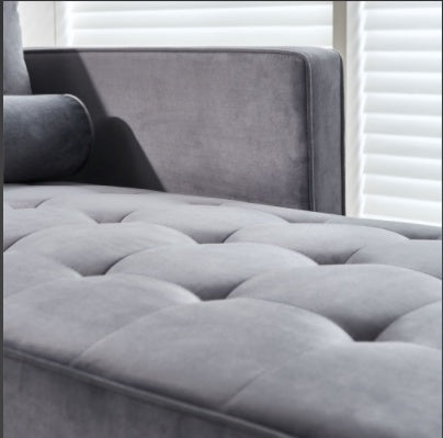 Velvet Chaise Longue