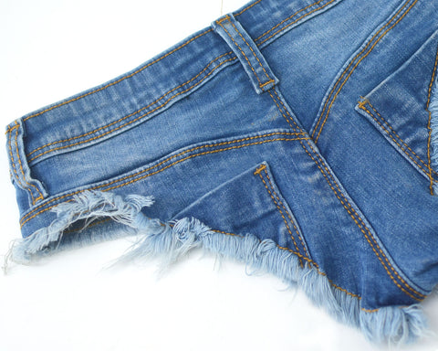 Women's Low Rise Stretch Wash Denim Zip-Up Pants