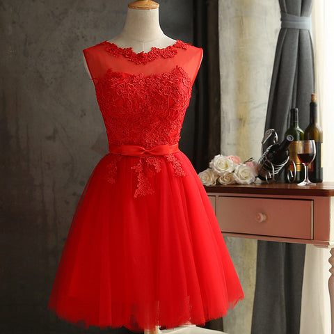 Women's Short Banquet Evening Dress