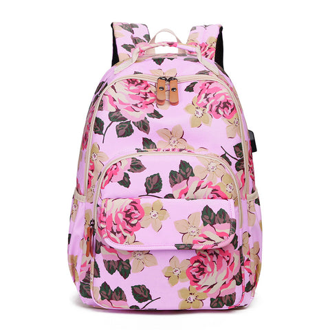 Women's Waterproof Nylon Backpack