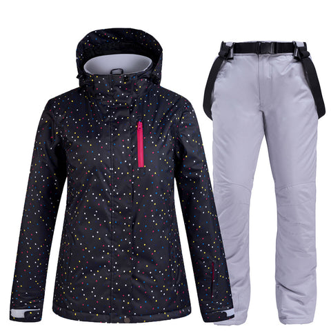 Outdoor Ski Suit Set Thickened Warm Travel Equipment