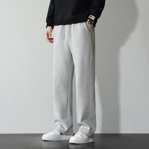 Spring Summer Pure Cotton Men's Loose Breathable Casual Pants
