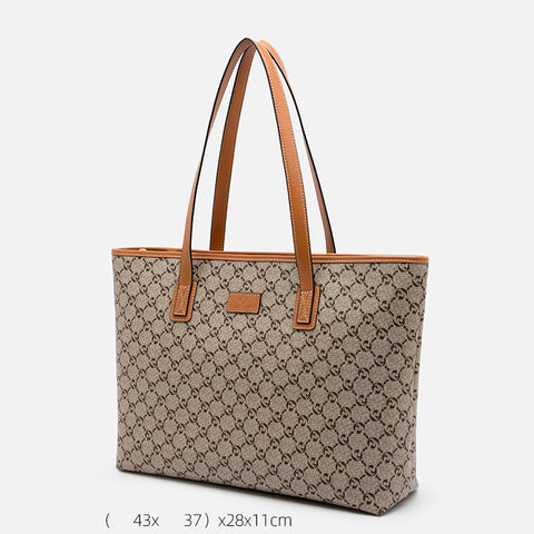 Women's Large Capacity Genuine Leather Tote Bag