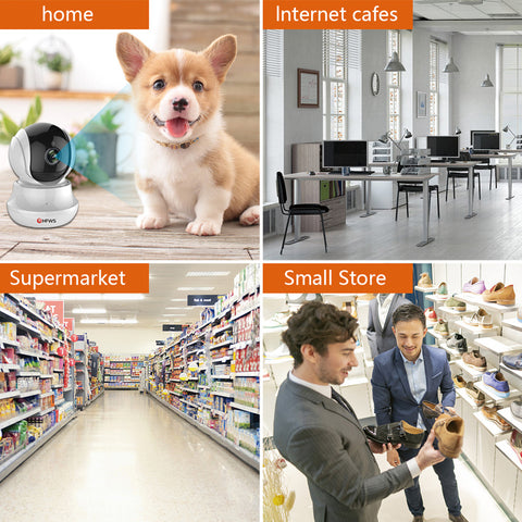 Commercial Wireless Smart Camera Home Mobile Phone Remote