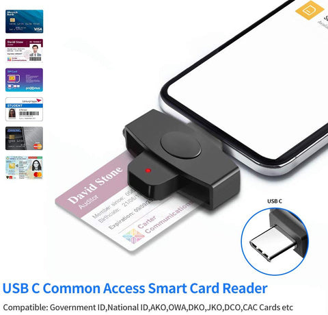 USB Type C Universal Smart Card Reader