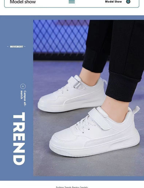 Non-slip Student Leather Waterproof Sneakers