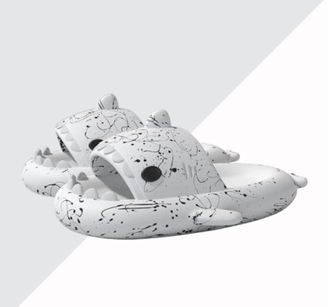 Men's Shark Slippers Anti-slip Deodorant Stepping On Shit Feel