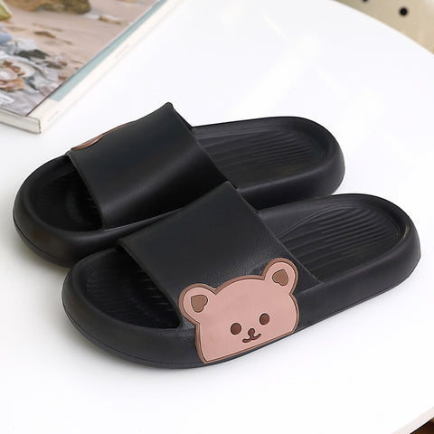 Thick-soled Bathroom Indoor Couple Home Slippers
