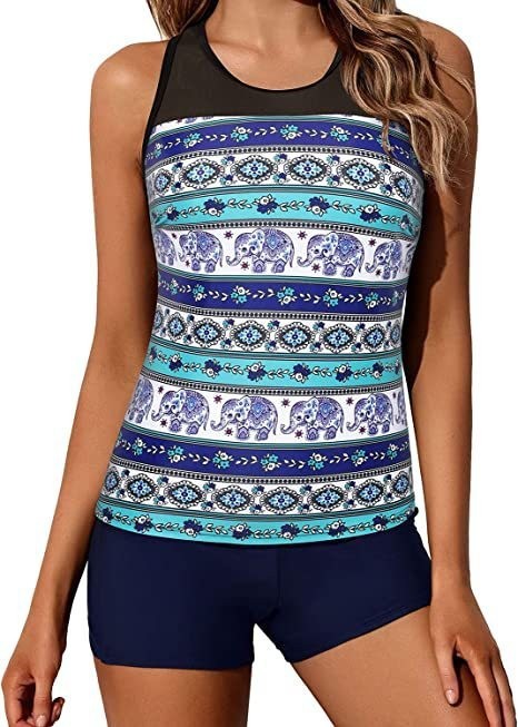 Seaside Vacation One-piece Bikini Women's Three-point Swimsuit Women