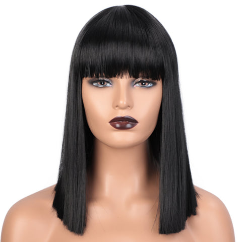 Women's Fashion Medium-length Chemical Fiber Wig Headgear
