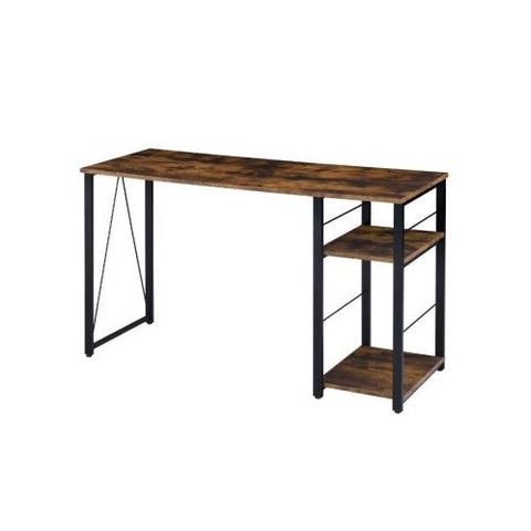 ACME Vadna Writing Desk, Weathered Oak Black Finish