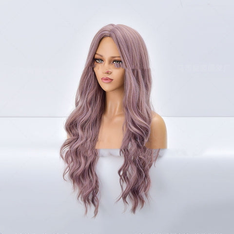 Thin Bright Color Chemical Fiber Wig
